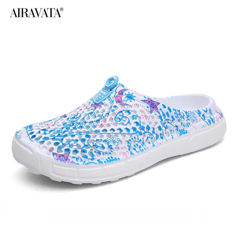 Summer Women's Beach Sandals Wading Clogs Water Shoes Breathable Home Anti-Slip Slippers