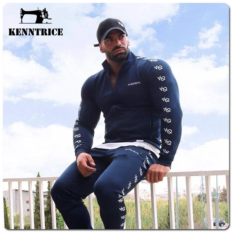 

Kenntrice Jogging Sportswear Hooded Gyms Sport Trend Sweatpants Sweatshirts Fitness Two Piece Tracksuits Sweatsuits Fashion