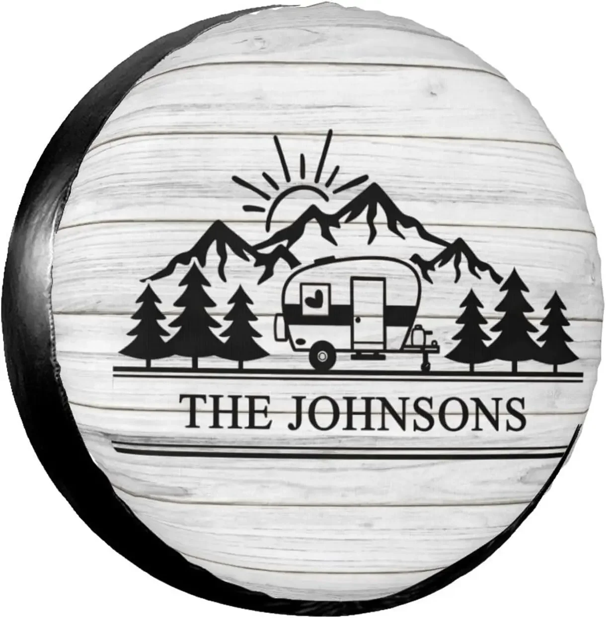 Персонализированный чехол для запасного колеса кемпингового прицепа