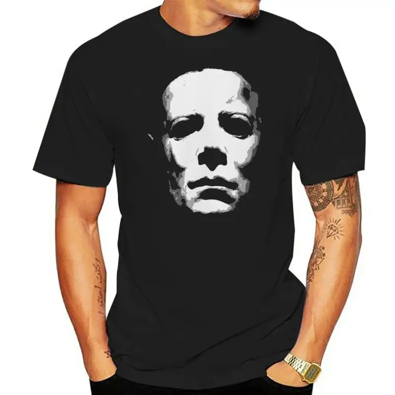 

HALLOWEEN T SHIRT MICHAEL MYERS HORROR MOVIE FILM CULT CLASSIC RETRO Free Shipping Tops Tee Tshirt