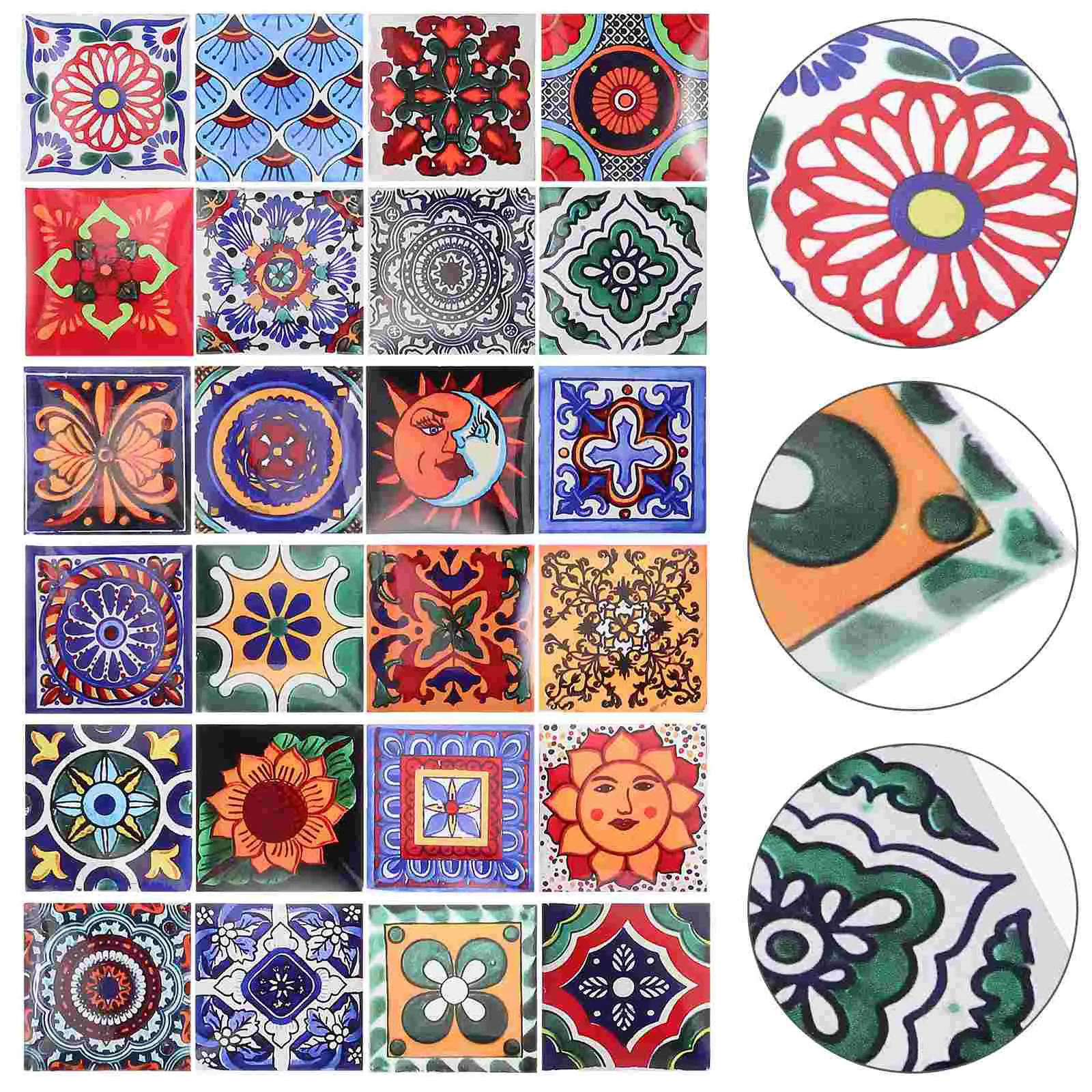 

Morocco Bathroom Backsplash Peel Stick Waterproof Kitchen Wall Tiles Stickers Floor