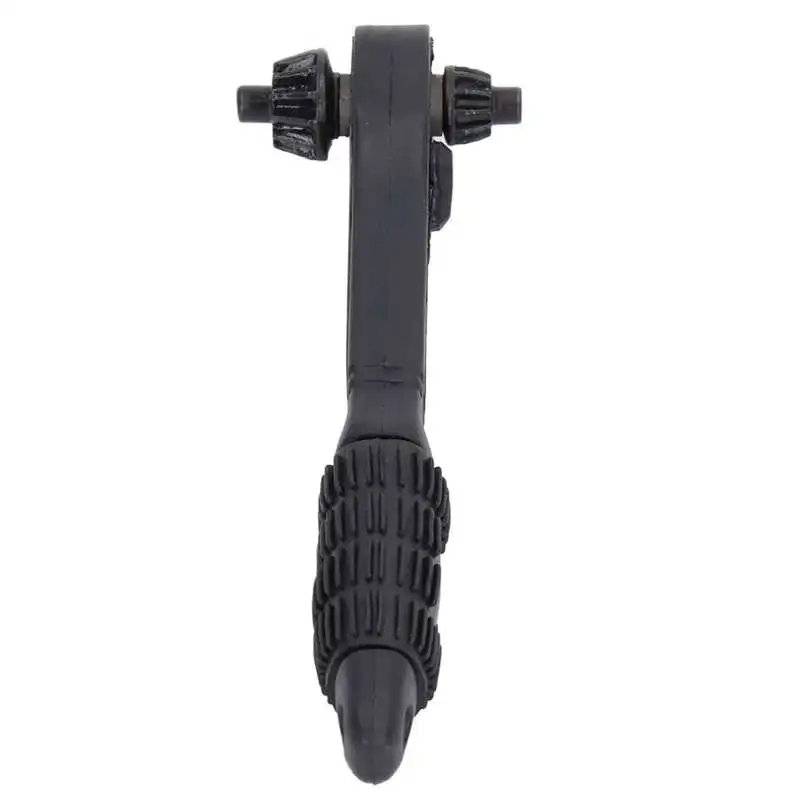 

2 in 1 Ratchet Spanner Rust Resistant Anti Slip Design Professional Black Drill Chuck Ratchet Wrench Set