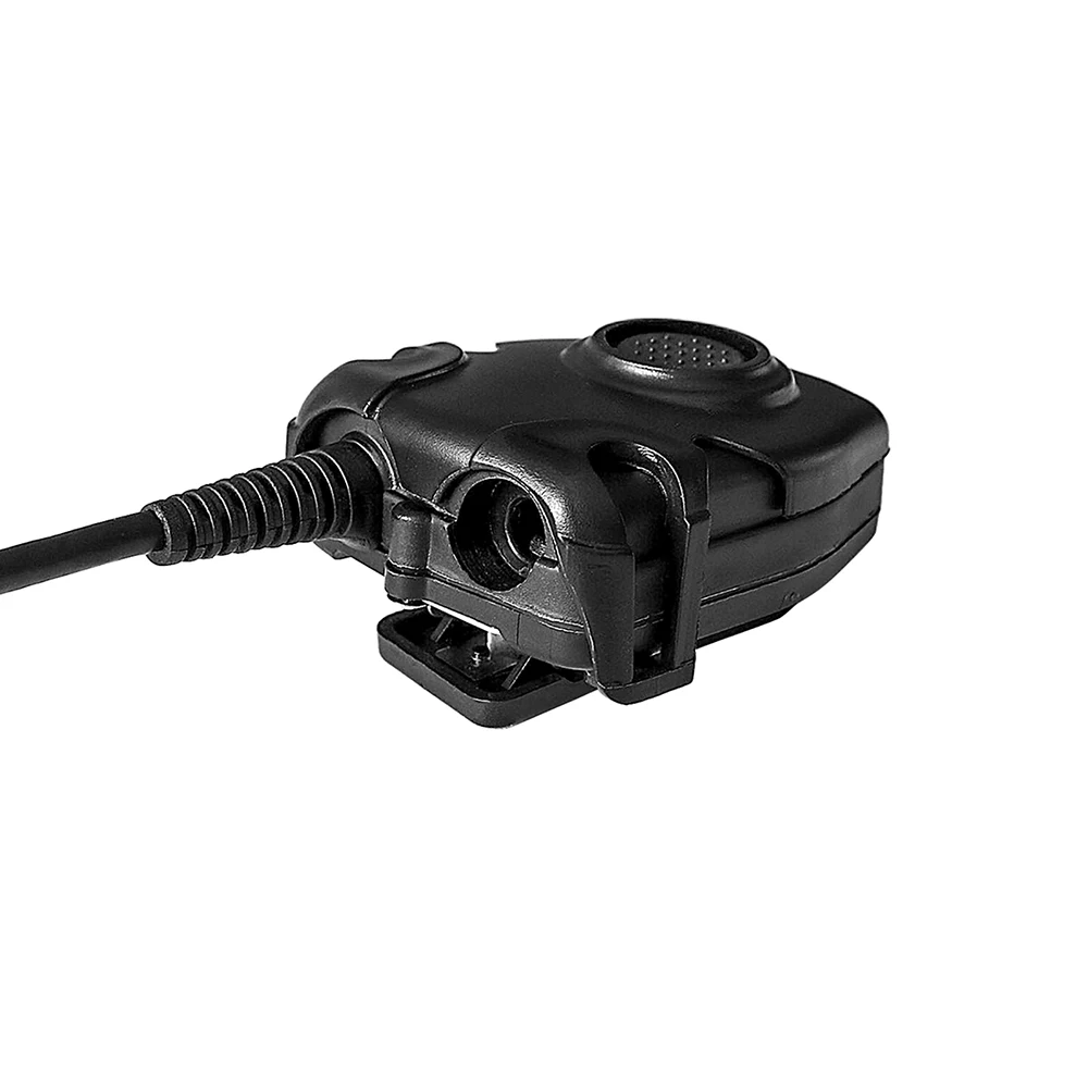 Compatible with PELTOR 6-pin PTT AN/PRC 148 152A Tactical Headset Adapter for Walkie-Talkie Model Analog Housing