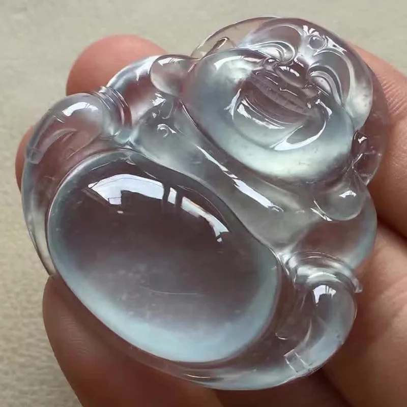 Плавающие цветы нефритовый кулон Будды из нефрита