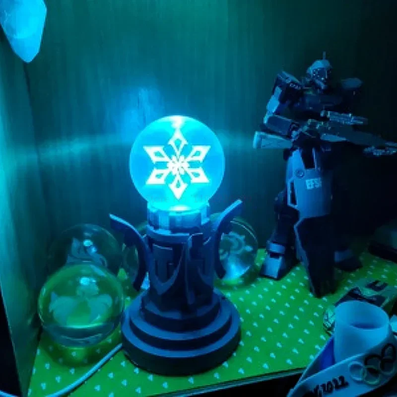 В наличии аниме Genshin Impact God's Eye Vision ночник фигурка игровой элемент Wendi Klee Inazuma