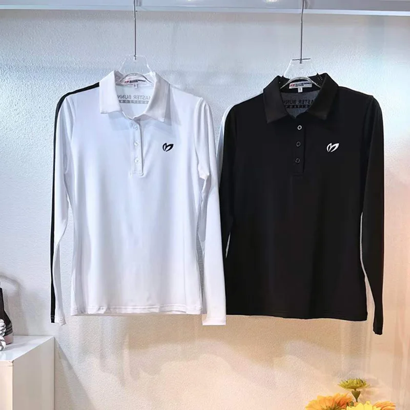 

Golf shirt Women polo long sleeve golf clothing autumn 9032