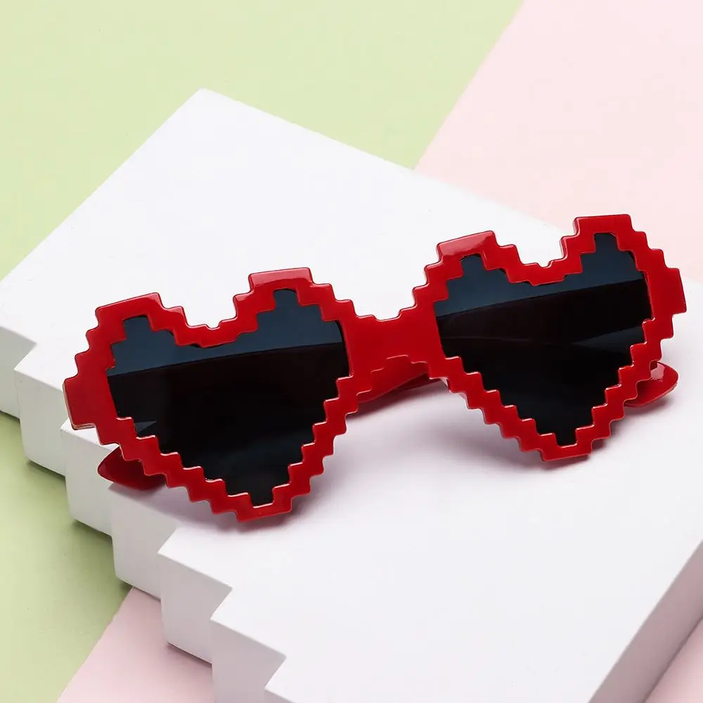 

Accessories Cosplay Eyewear Funny Thug Life Sunglasses Heart Glasses Heart Sunglasses Mosaic Sunglasses