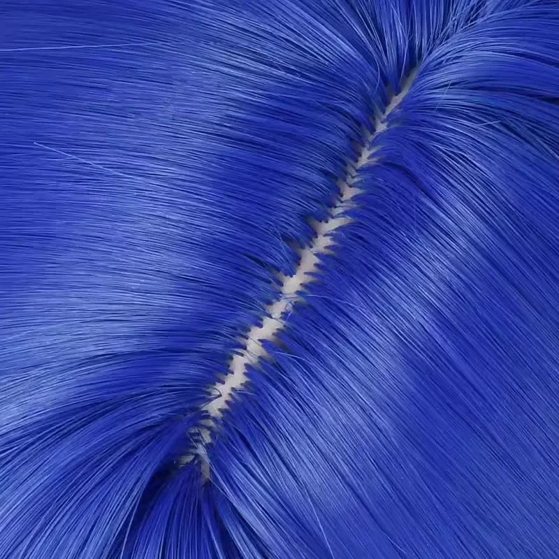 Парик Aikatsu для косплея 37 см короткий вьющийся синий Kiriya Aoi синтетический аниме