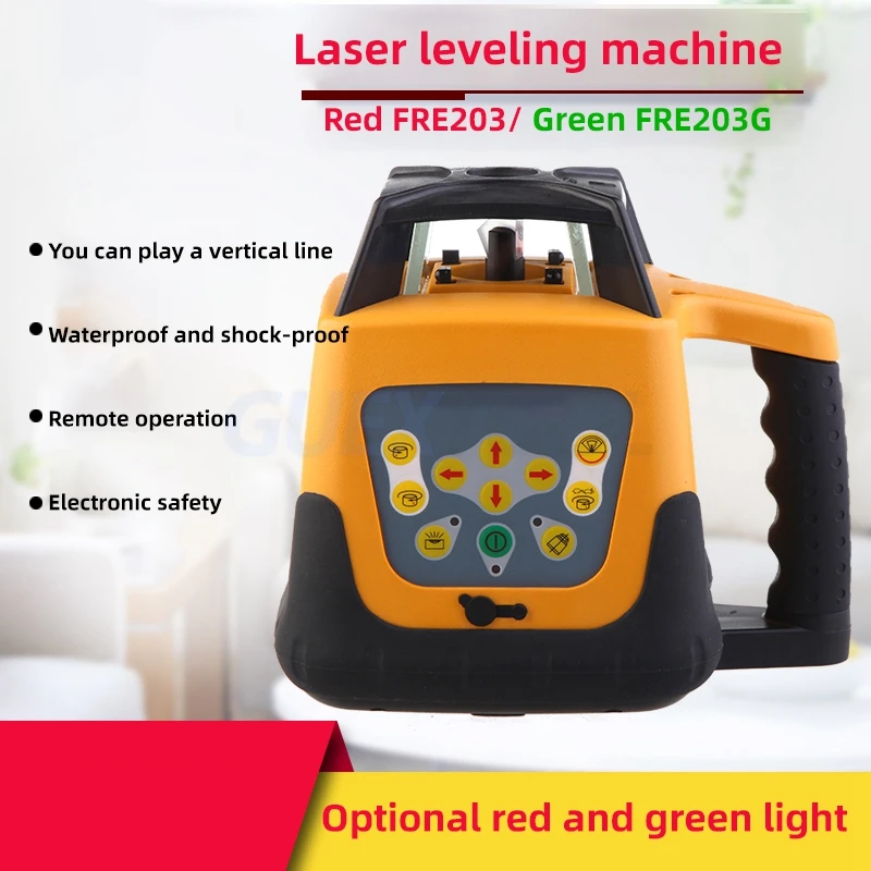 

203RG Fully Automatic Electronic Leveling With Red Green Light Can Achieve Vertical And Horizontal Leveling Rotary Laser Level