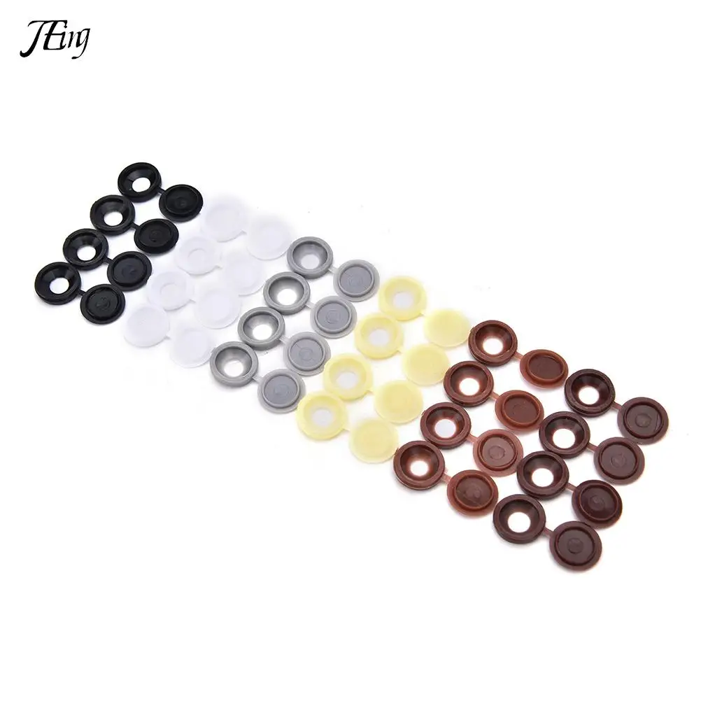 

10pcs/lot Car White Hinged Cover Cap Number Plate Fitting Fixing Self Tapping Screw For License Plate Wholeslae