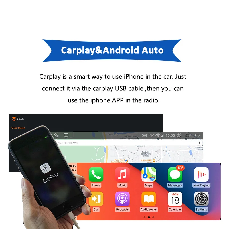 $369.75 UJQW 2 Din Android Car Radio With Screen For Mercedes Benz CLS Class W218 2011-2018 Bluetooth GPS Navi Carplay Auto 12V Wifi DVD