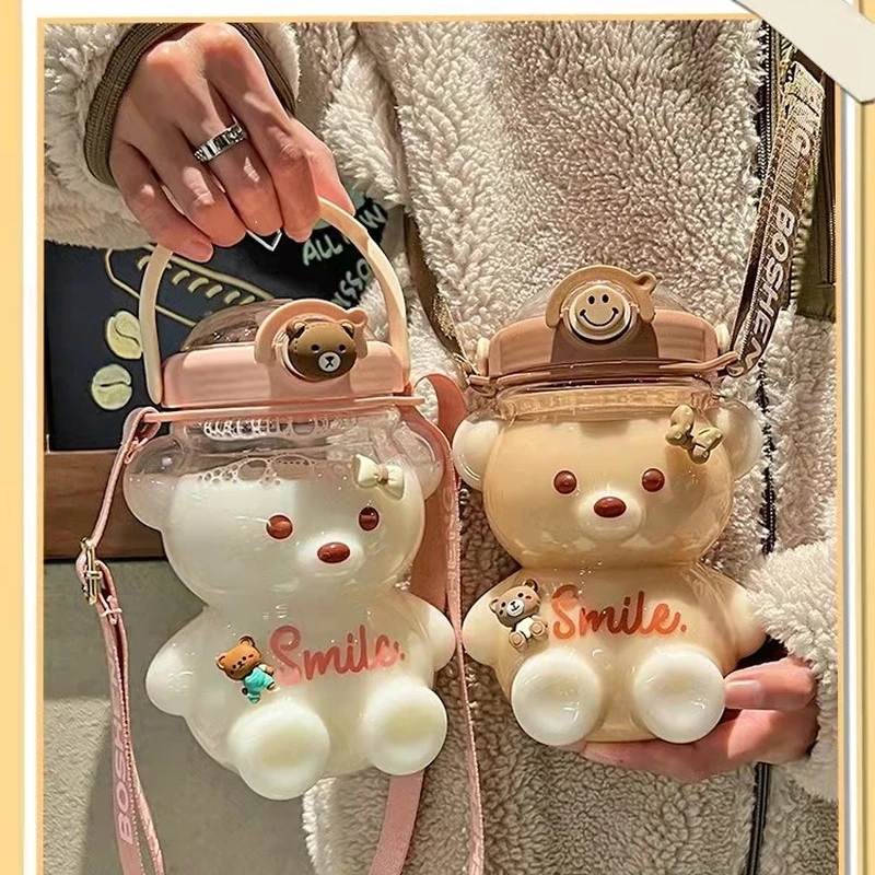 Летняя чашка-медведь чашка для воды большой емкости молока чая кофе милая и