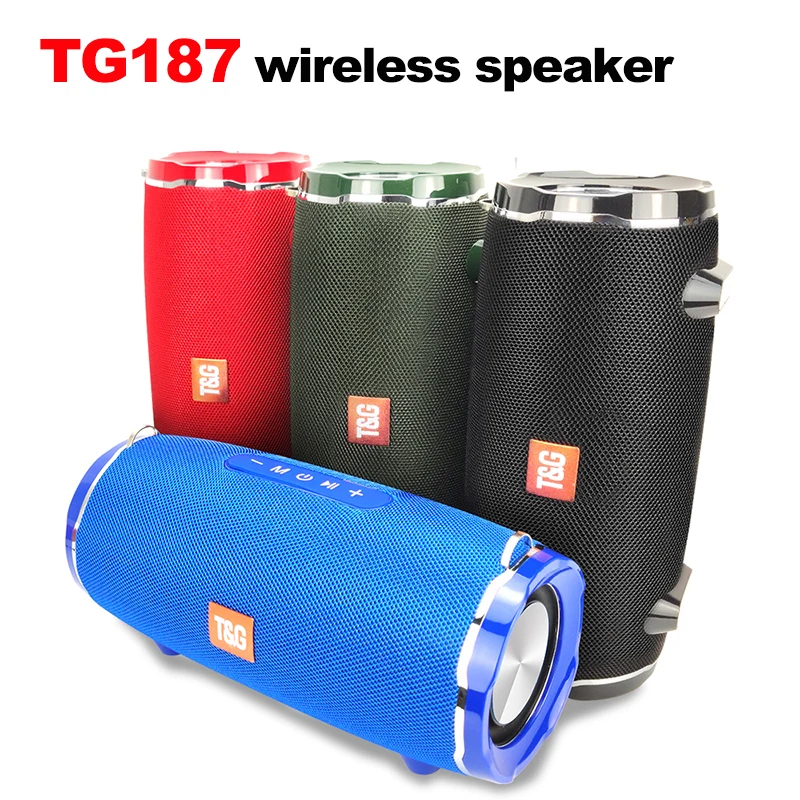 

TG187 4400mAh Giant Speaker Bass Portable Column Wireless Soundbar Stereo Music Center Subwoofer Bluetooth-compatible Speakers