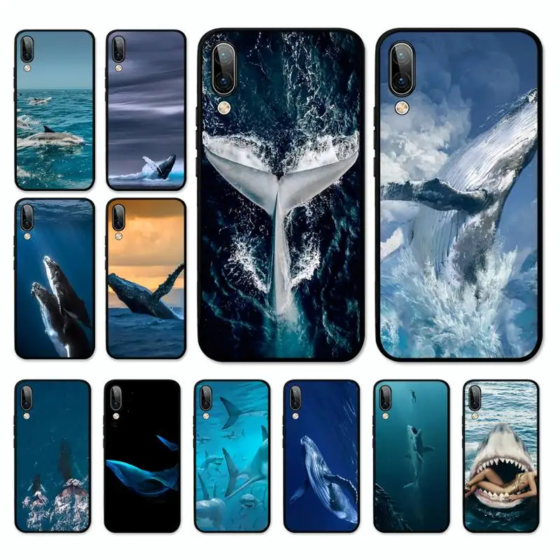 

Ocean Whale Shark Swimming Phone Case For OPPO A9 A7 A3S A1K F5 Reno 2 Z Realme 6 5 Pro C3 Vivo Y91C Y51 Y31 Y19 Y17 Y11 V17