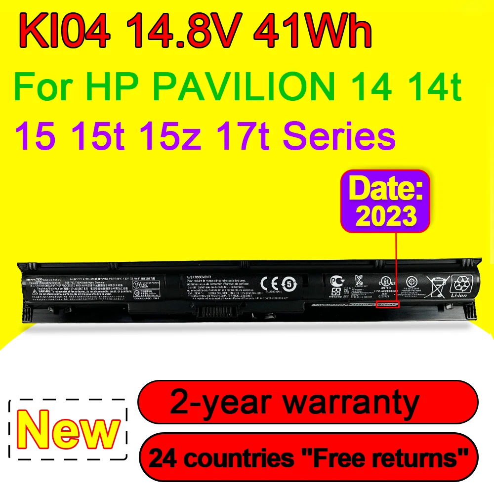 

Аккумулятор KI04 14,8 в для ноутбука HP N2L84AA TPN-Q158 Star Wars Special Edition 15-an005TX 15-ab292nr 14-ab000 17-g000 800049-001