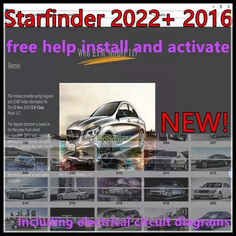 2024 горячий, 2022 StarFinder для диаграмм электрической проводки Benz Fisk бесплатная помощь Скачать Установка Услуги MB StarFinder