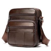 fashion men genuine leather shoulder crossbody bag male business bag high capacity briefcase high quality messenger bags mens