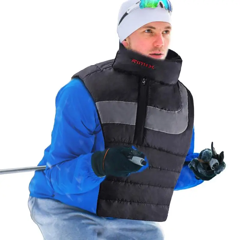 

Waterproof Winter Extended Scarf Neck Warmer Thicken Fleece Bib Neck Scarf For Ski Motorcycling Snowboarding Riding Sports