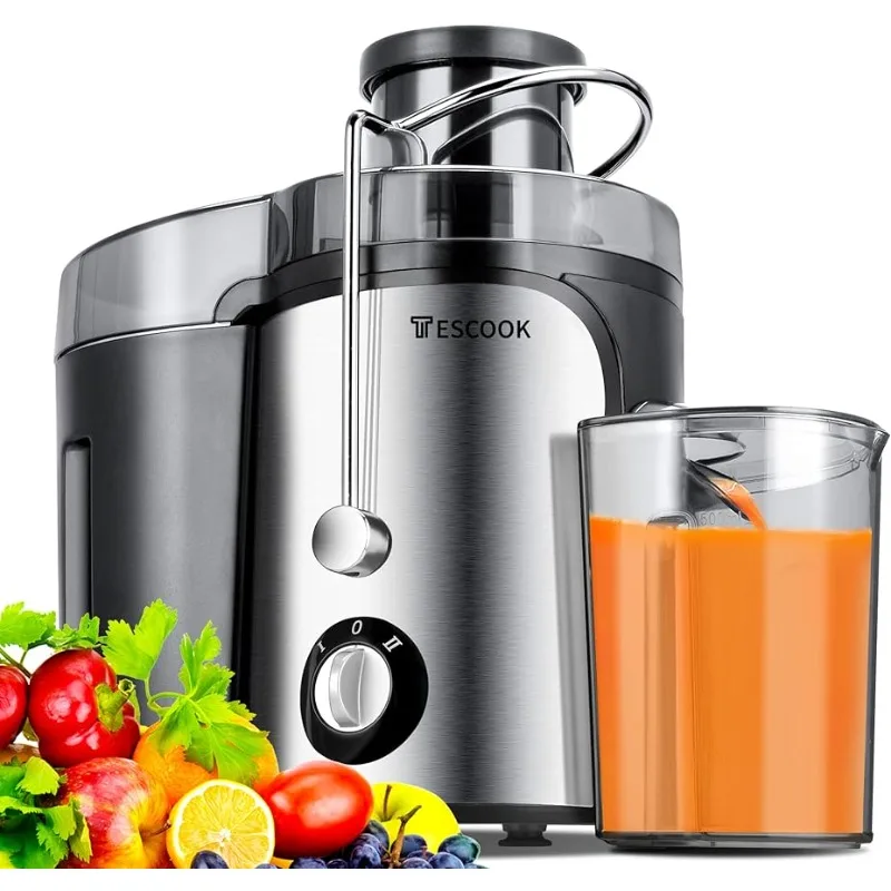 

Juicer, 600W Juicer Machines 3 Speeds with 3'' Feed Chute, Juicer Extractor for Whole Fruits & Vegs, Dishwasher Safe