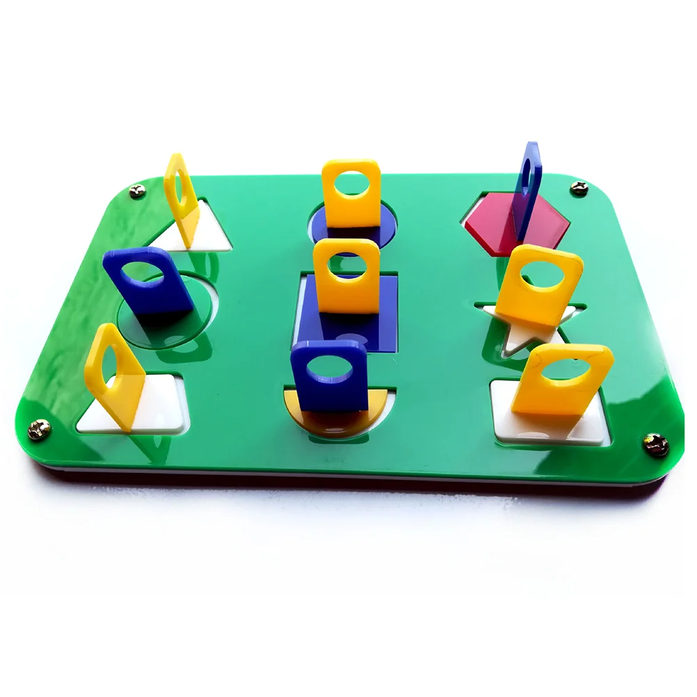 

Puzzle Building Block Bird Intelligence Training for Parrot Macaw Cage (Random Color)