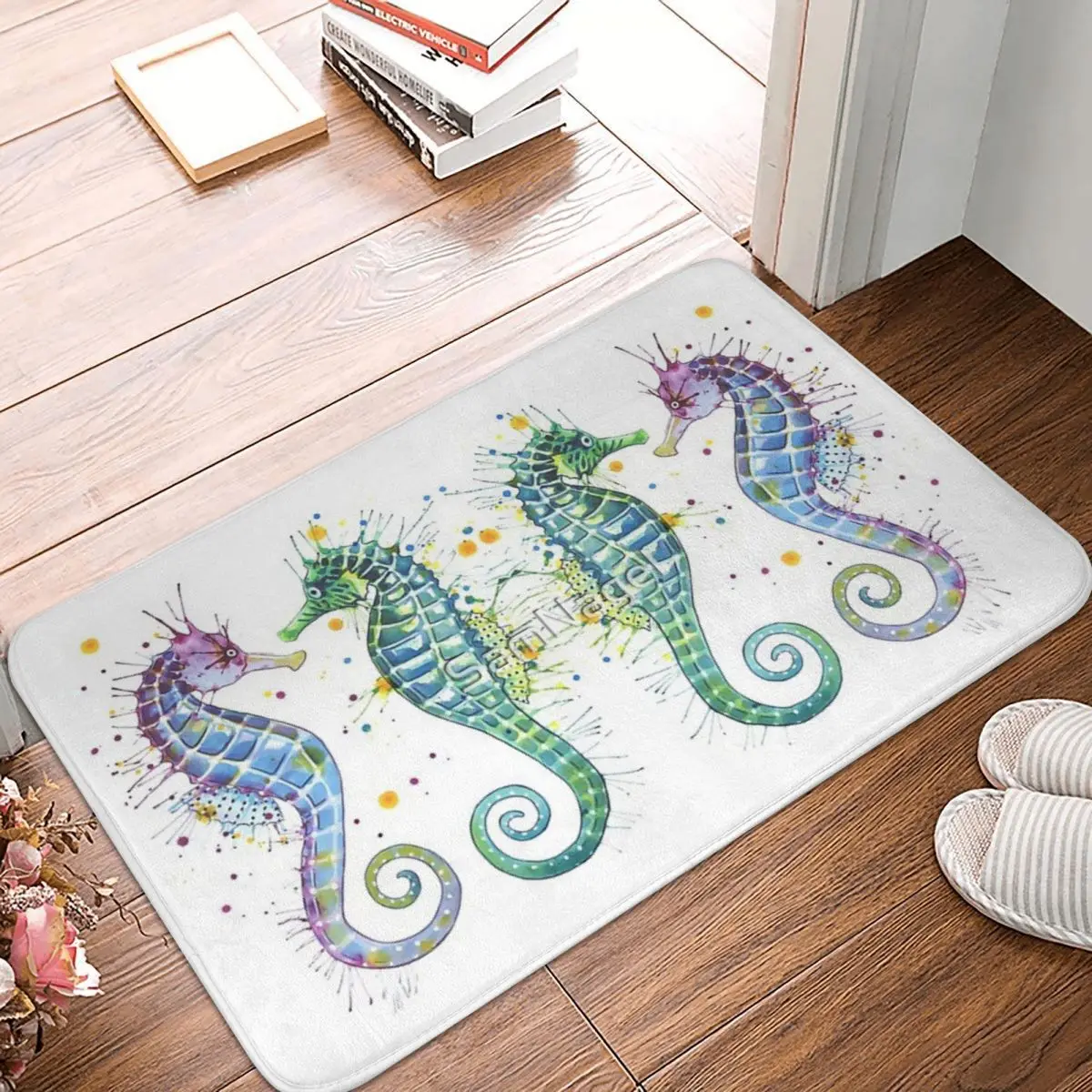 

Коврик 60x40 см из полиэстера с изображением стражей моря, противоскользящие праздничные коврики