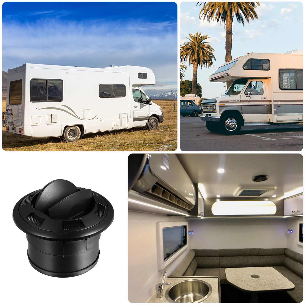 Выходная розетка кондиционера для автофургона модернизированная вентиляция