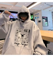 anime spy x family anya forger hoodies men women long sleeve manga harajuku sweatshirts simple unisex streetwear pullover 2022