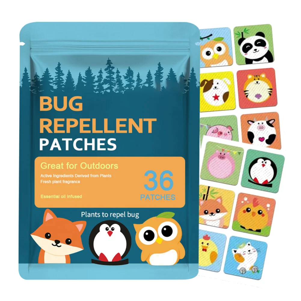 

Наклейки от комаров натуральные 36 шт.