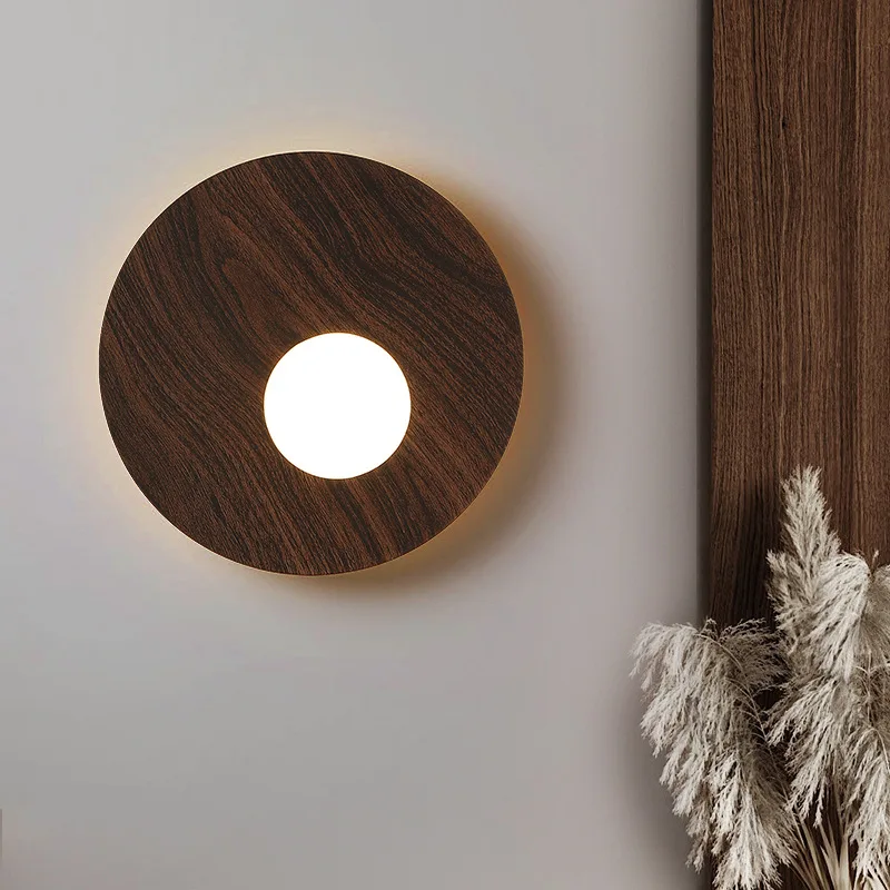 New Round Wall Lamp Modern LED Lighting Fixture Sconce Living Room Bedroom Bedside Designer Decoration Aisle Hall Simple Light