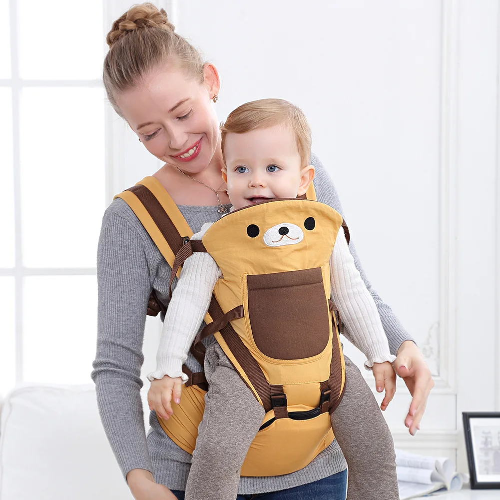 

Four Seasons Universal Cartoon Bear Baby Sling Newborn Hip Seat Multi-functional Breathable Baby Hugging Artifact Waist Stool