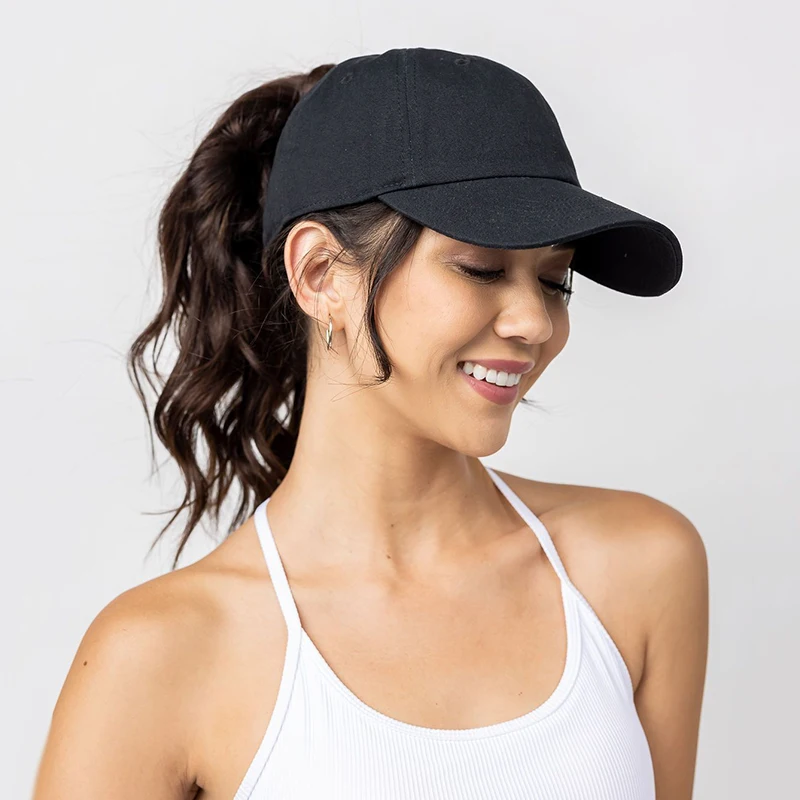 High Ponytail Baseball Cap For Women Girls Sport Running Golf Tennis Caps Bundle Hair Tie High Messy Bun Ponycap