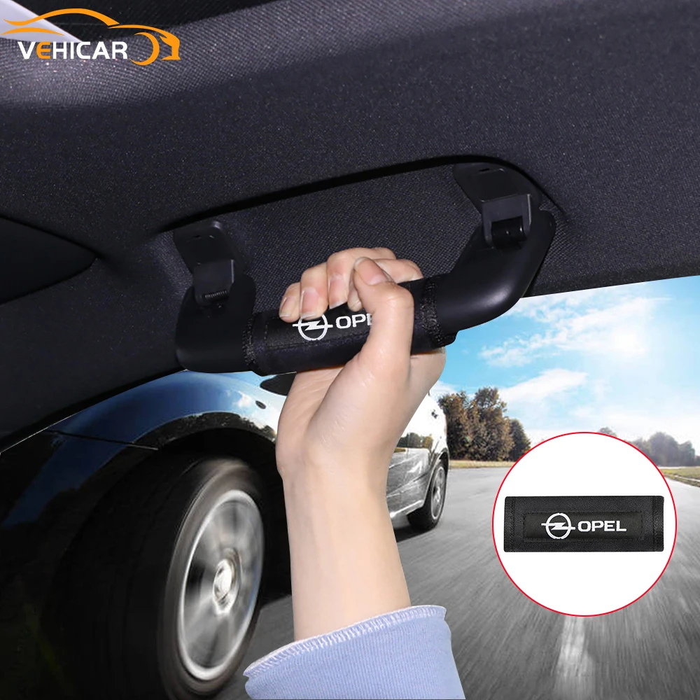 

VEHICAR Car Roof Handle Plush Protective For OPEL Car Accessories Car Interior Universal Prevent Bumps Prevent Motion Sickness