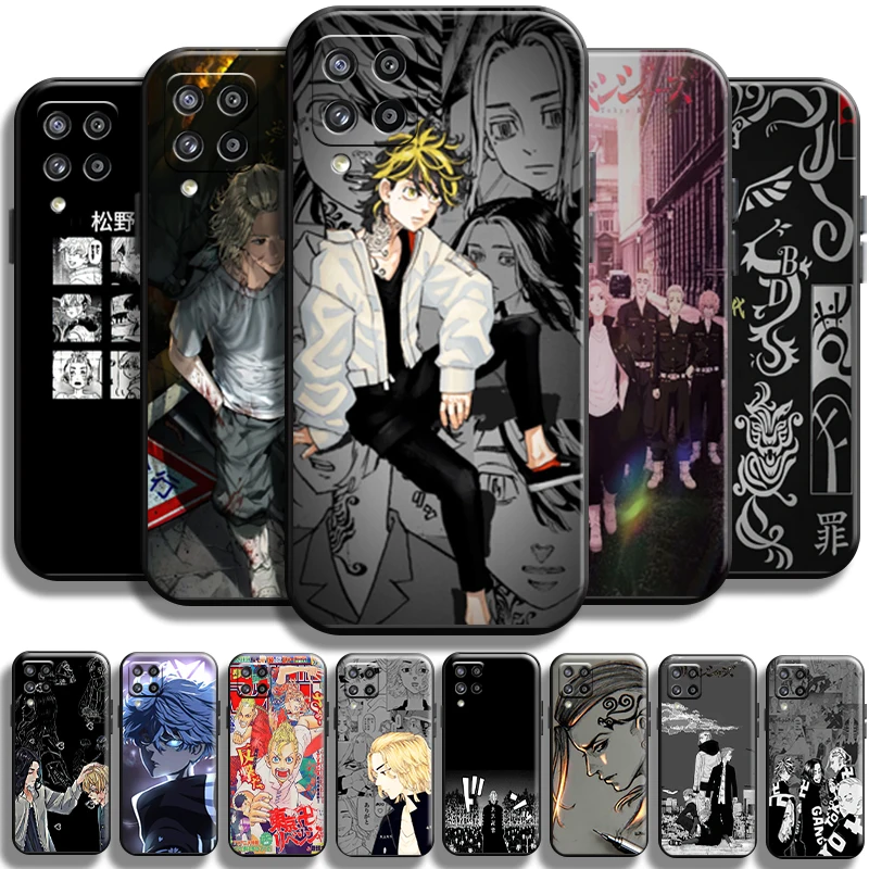 

Anime Tokyo Revengers For Samsung Galaxy A21 A21S Phone Case Black Liquid Silicon Soft TPU Back Carcasa Cover