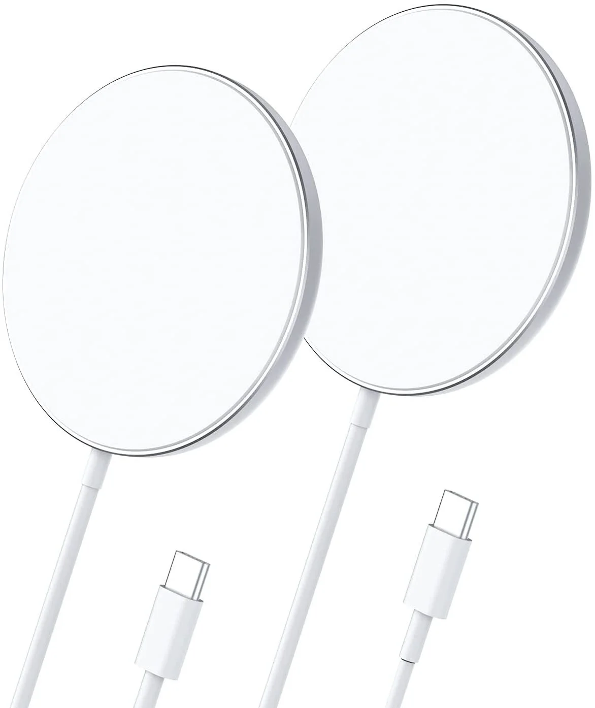 

Magnetic Wireless Charger MOSONTH [2 Pack] for iPhone 12 Series USB C Fast Wireless Charging Pad Compatible with iPhone 12/12