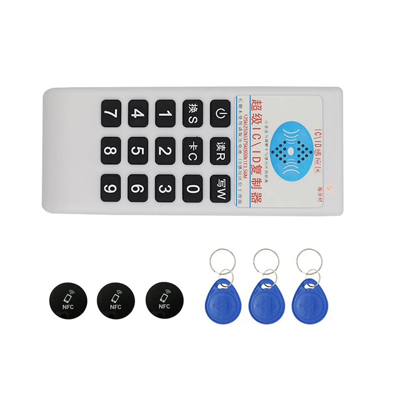 

Handheld RFID Duplicator NFC Reader 125Khz T5577 Writer 13.56Mhz UID Smart Chip Card Key Cloner Programmer Copier