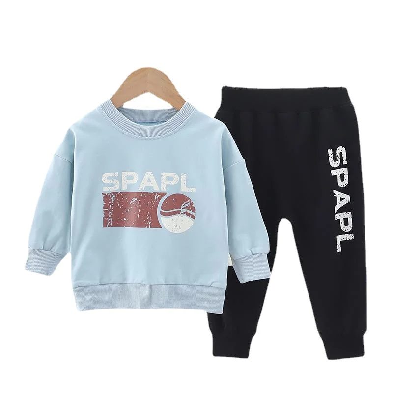 

New Spring Children Clothes Baby Boys cotton T-Shirt Pants 2Pcs/sets Autumn Kids Toddler Fashion Clothing Infant Girls Tracksuit