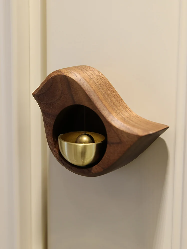 

Japanese-style wind chimes pendant with copper bell door-to-door refrigerator sticker decoration to remind creative gifts inside