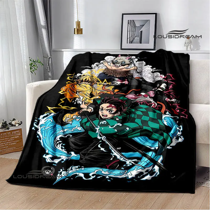 Classic animation Demon Slayer Printed blanket Children's wa