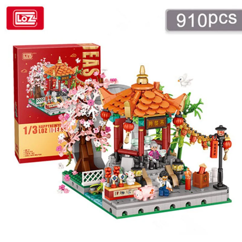 

LOZ 1923 Architecture Merry Christmas House Building Blocks Architectures model Assembly Toy Christmas Gift for Children adults