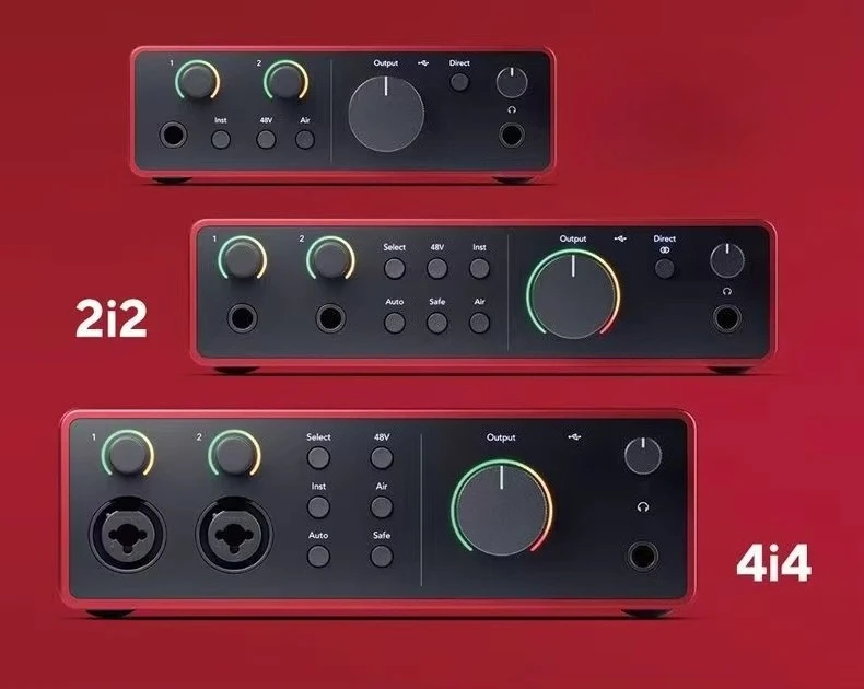 Фото Звуковая карта Forster Scarlet для 2i2 Quad Generation для производства аудиокниг и записи, аксессуар для музыкальных инструментов №1