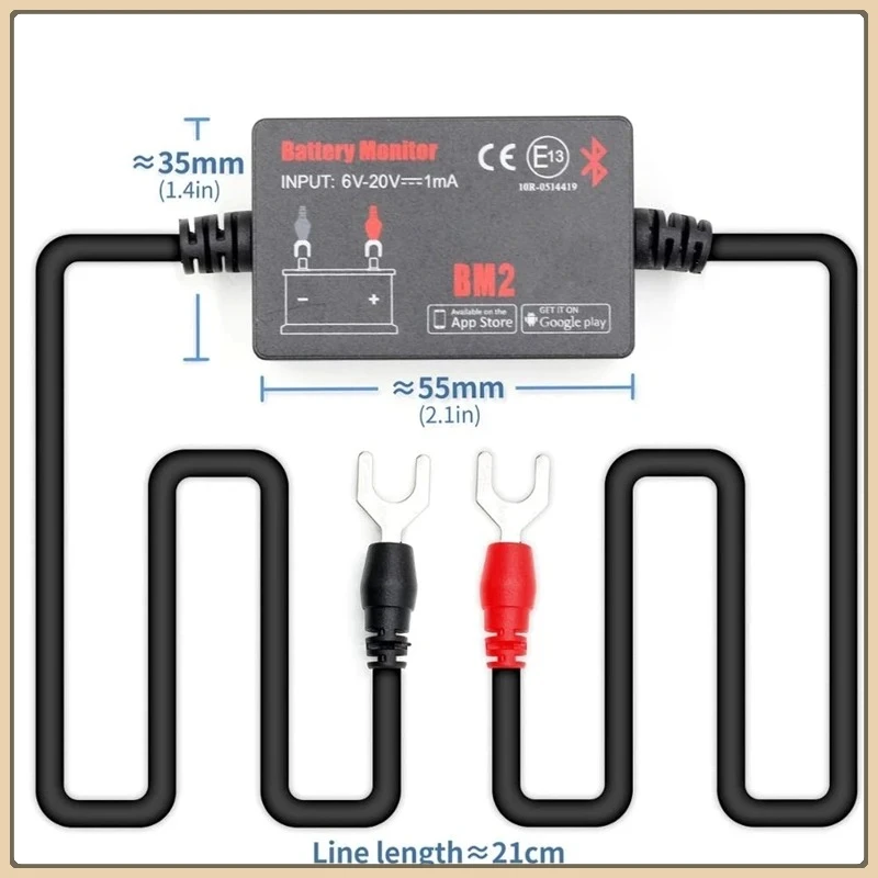 BM2 Bluetooth 4 0 12 В автомобильный аккумулятор монитор устройство тестер