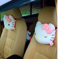 new hellokitty neck pillow plush car head pillow four seasons cute cat plush fresh sweet holiday gift cartoon cute girl kawaii