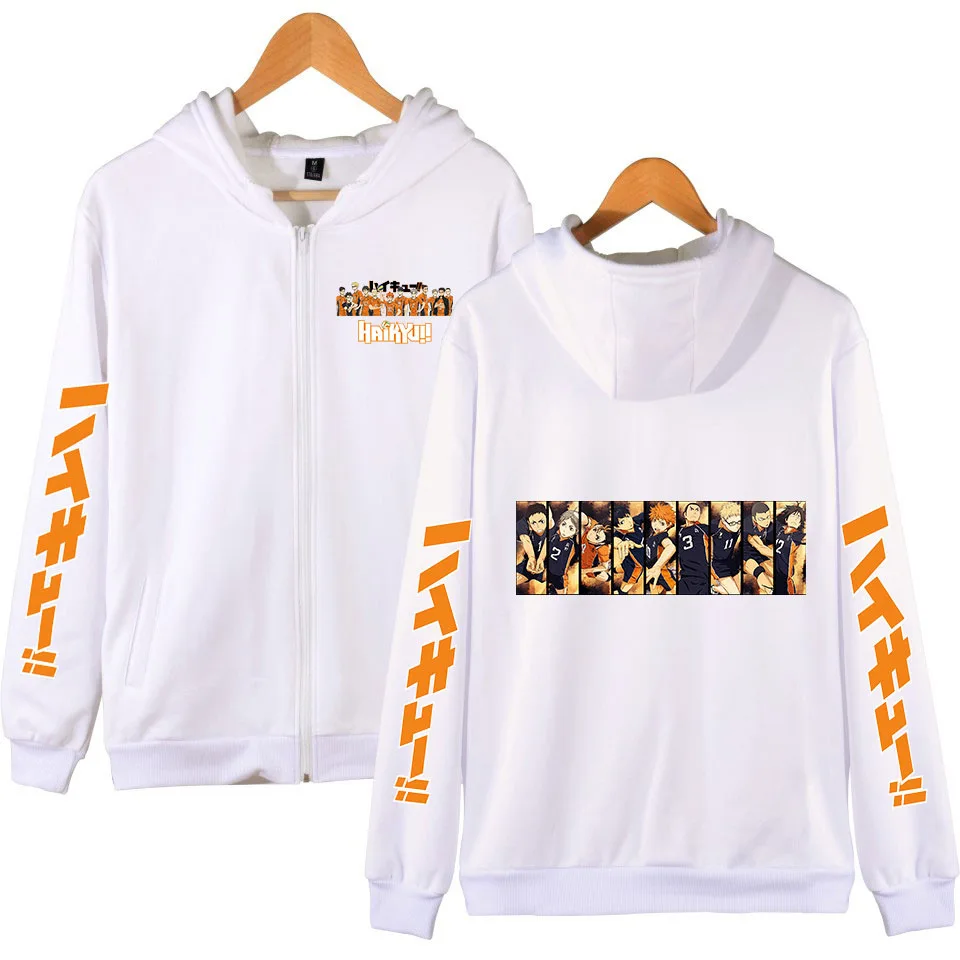 

Haikyuu! Модная ткань с принтом на молнии для мальчиков и девочек