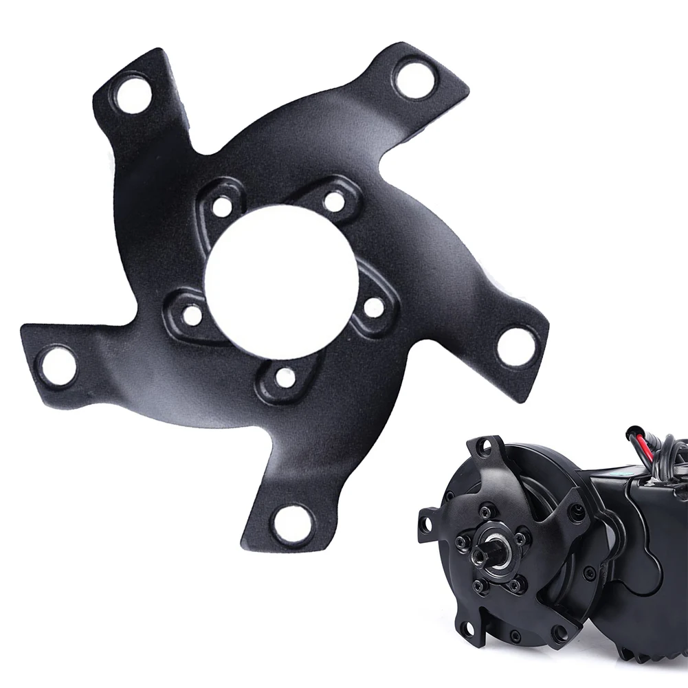 

Crankset Adapter E-bike Chainring 130bcd 38T-56T Black Chainring Adaptor For Bafang BBSHD Mid-Motor MidDrive Motor