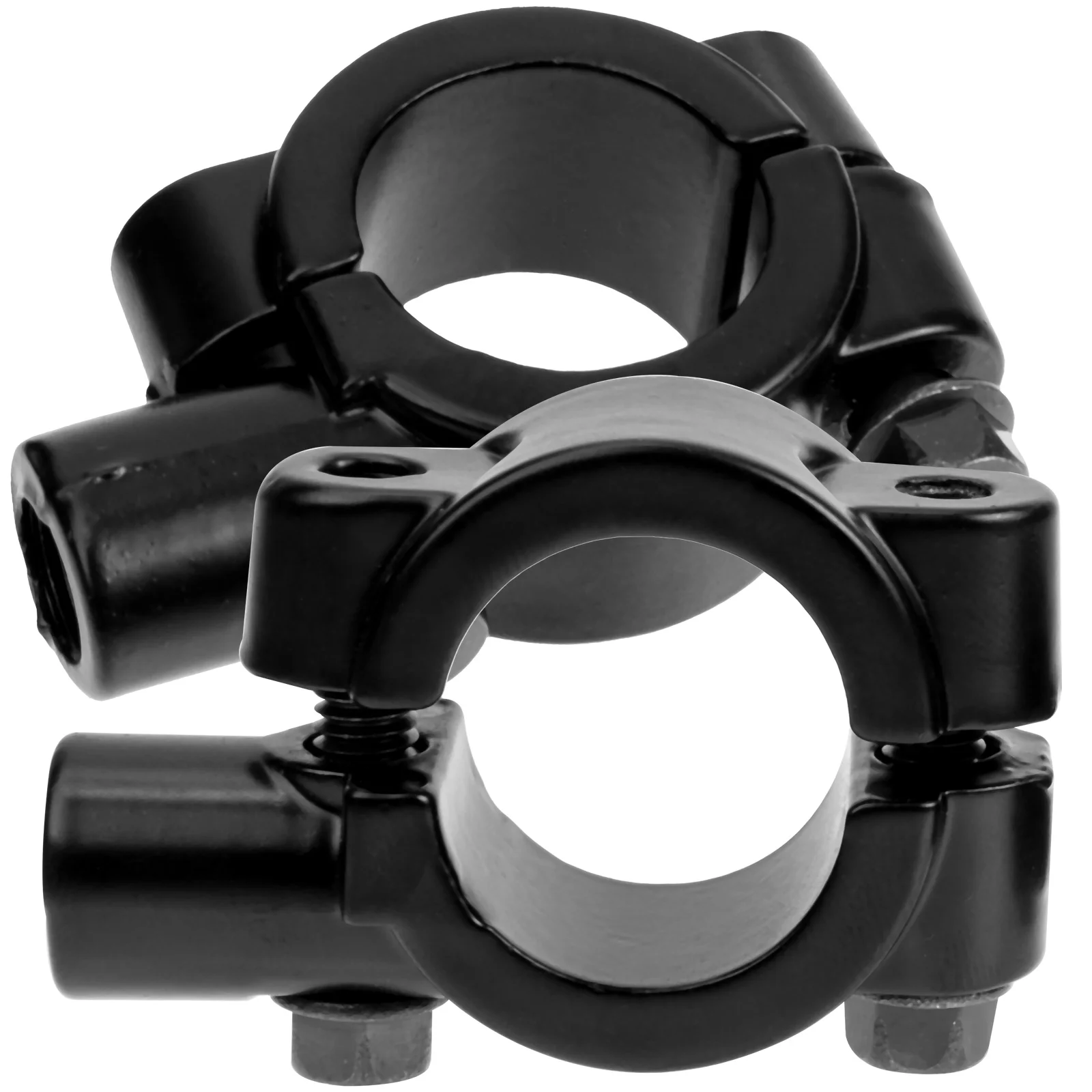 

2 Pcs Mirror Bracket Exercie Bikes Supplies Rearview Mount Motor Fixator Motorbike Motorcycle Holder Alloy Clips