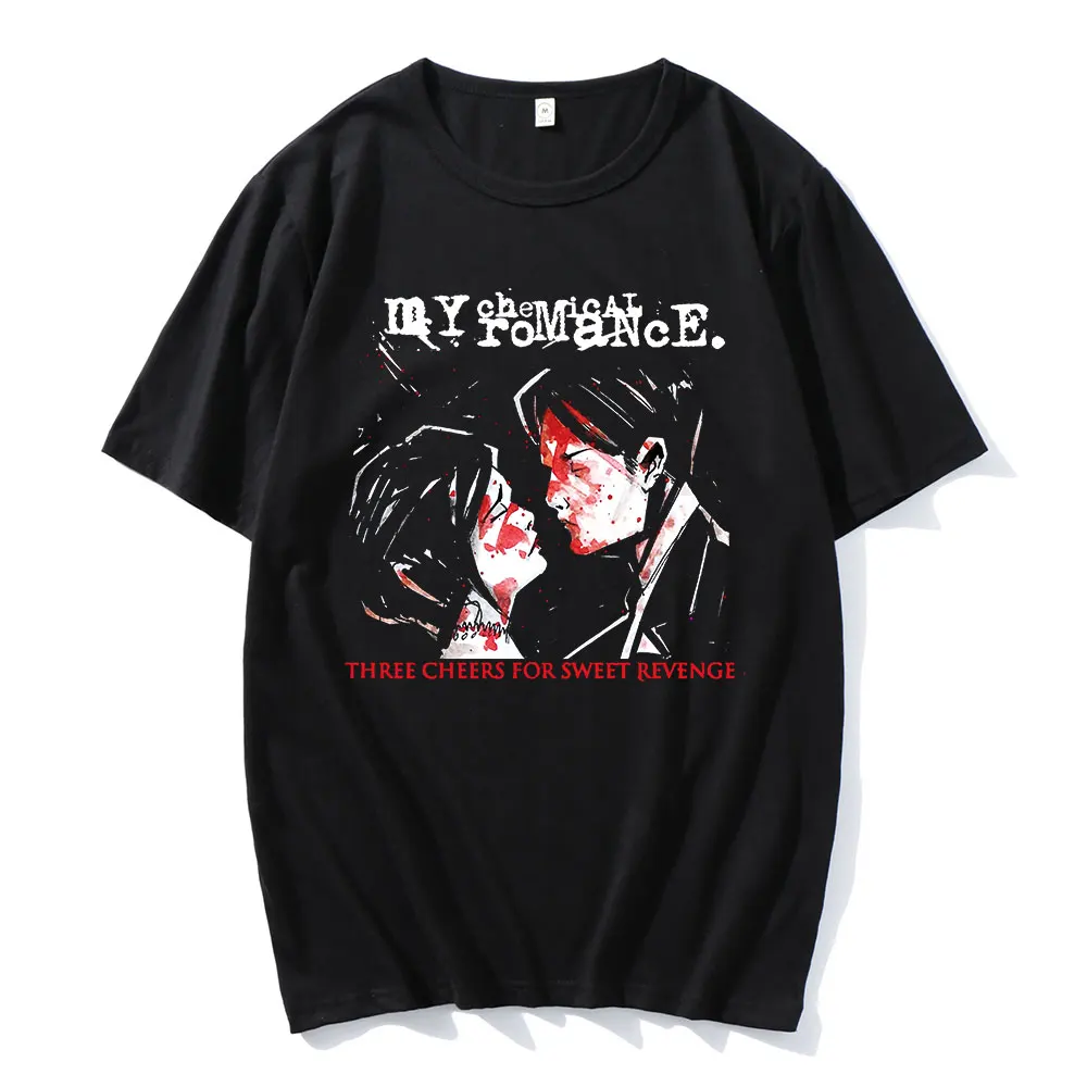 

Горячая Распродажа парные футболки My Chemical Romance Mcr Dead Emo Популярные стильные футболки Модная забавная футболка Удобная трендовая одежда