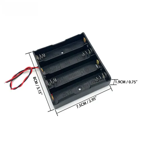 Новый 18650 Мобильный блок питания 1X 2X 3X 4X 18650 контейнер для хранения аккумуляторов 1 2 3 4 слота контейнер для аккумуляторов с проводом