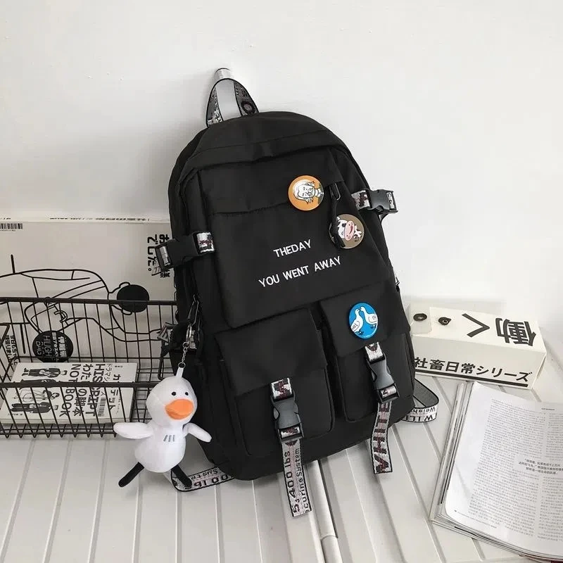 

Qyahlybz school bags for boys male large capacity harajuku ulzzang backpacks for students female ins travel backpack