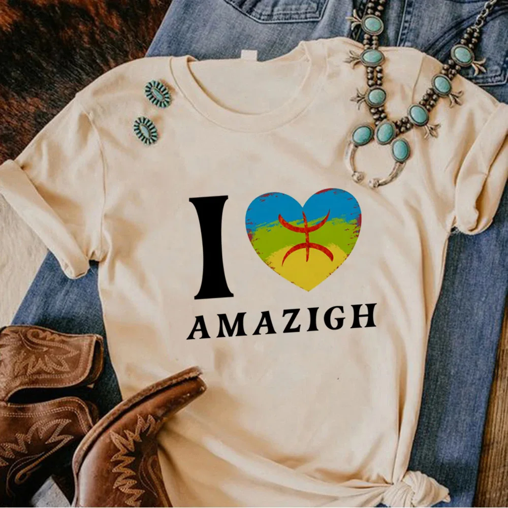 Женская летняя футболка Amazigh Модель 2000s одежда с изображением комиксов