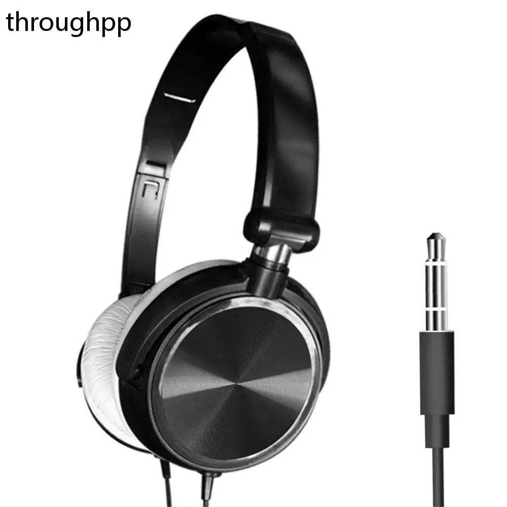 

1PC Noise Cancelling Over Ear Wired Headphone 120g HD Sound Wired Headphones For PC MP3 Phone